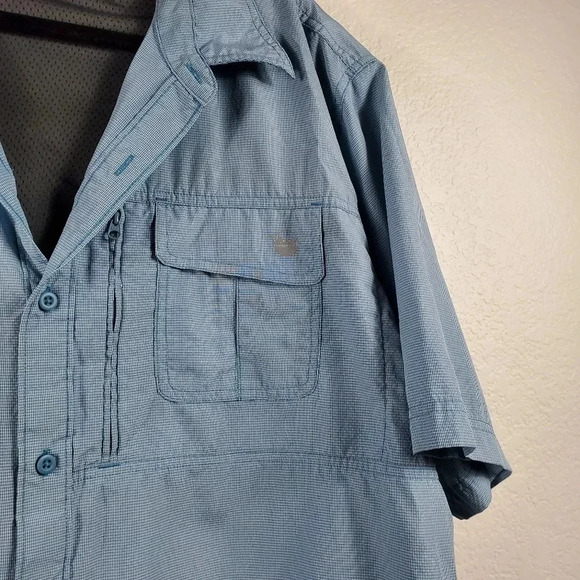 Men's Wrangler Short Sleeve Button Down Shirt Size XXL Casual Summer - Picture 5 of 7